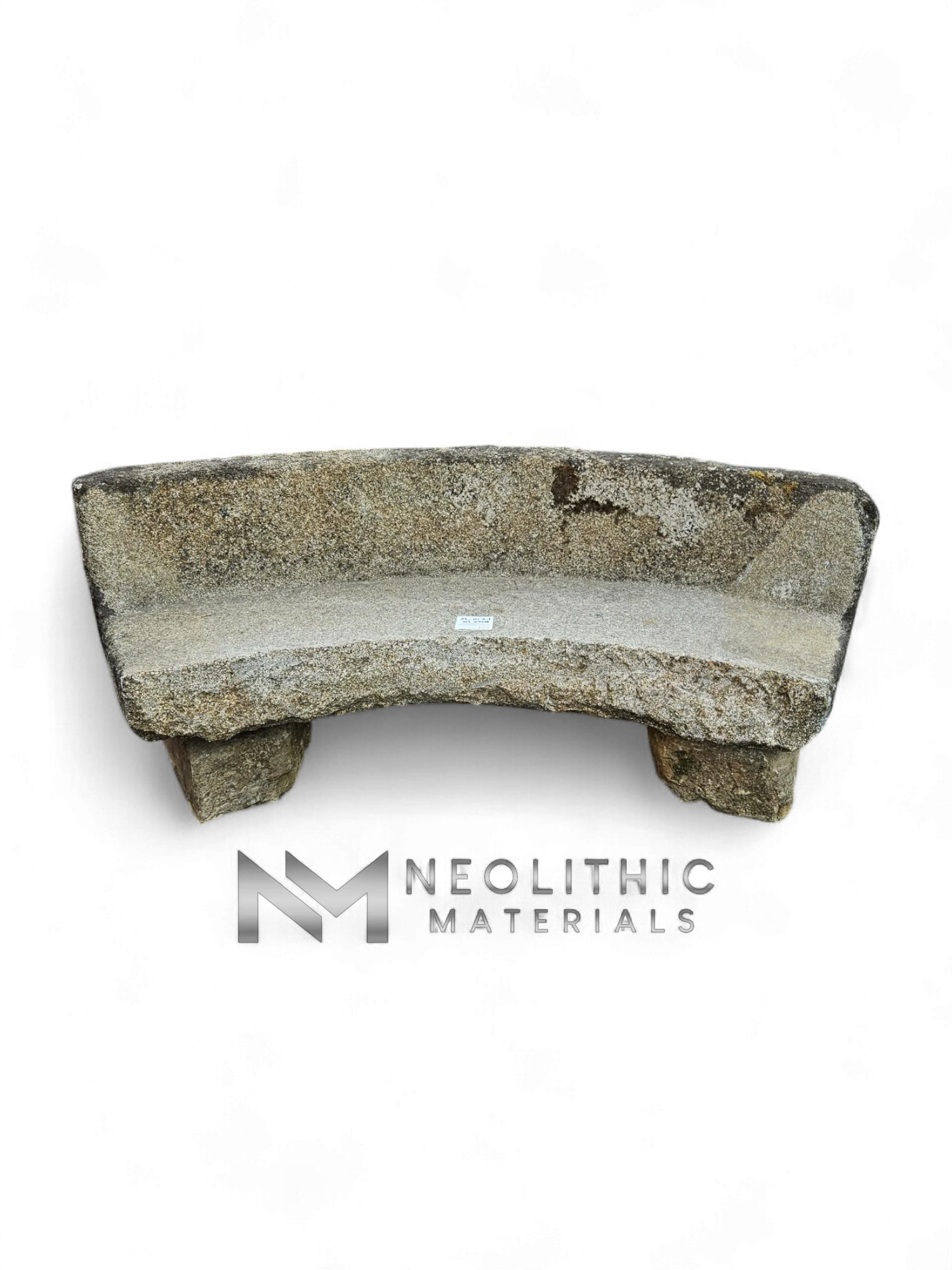 French Antique Granite Stone Mill used as Bench - Image 1